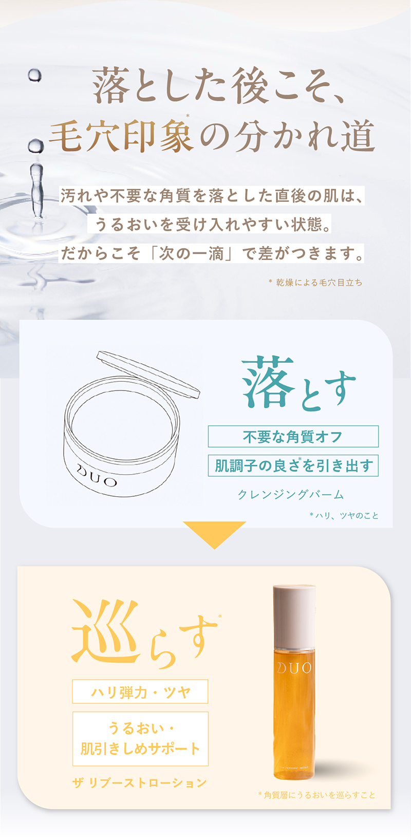 落とした後こそ、毛穴印象の分かれ道