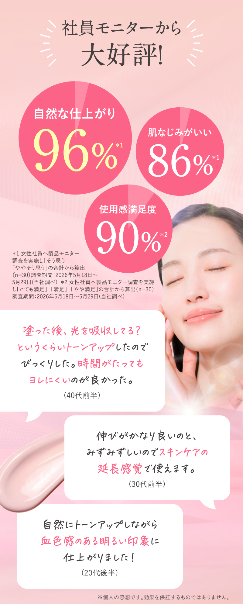 社員モニターから大好評！