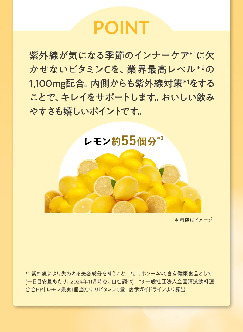 SINTO(シントー)「リポソーム ビタミンC」のPOINT